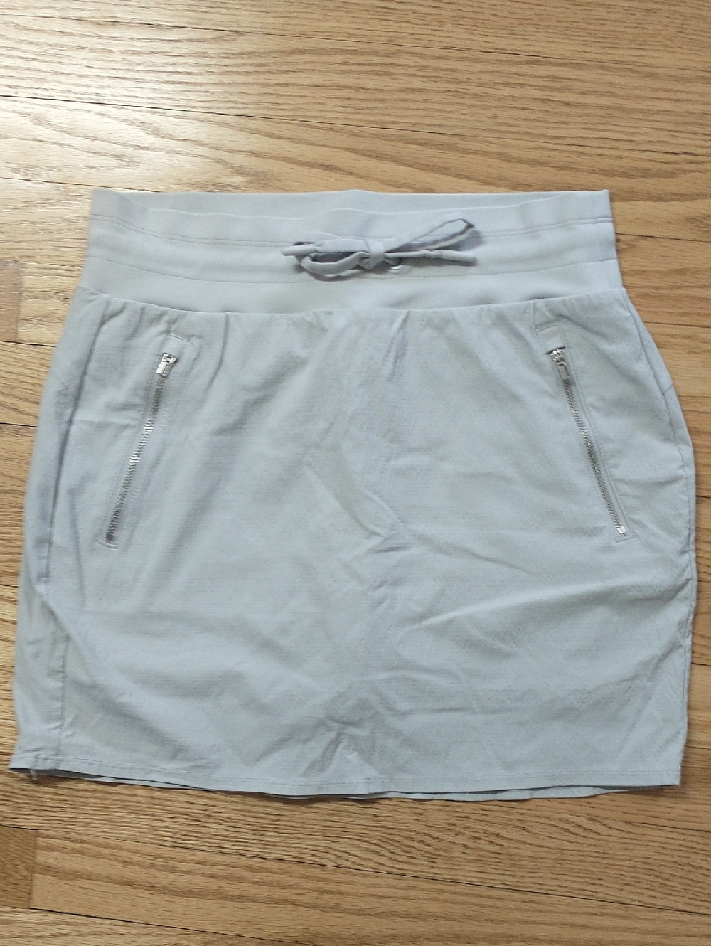 Athleta Trekkie Skort Skirt Pockets Grey Size 2